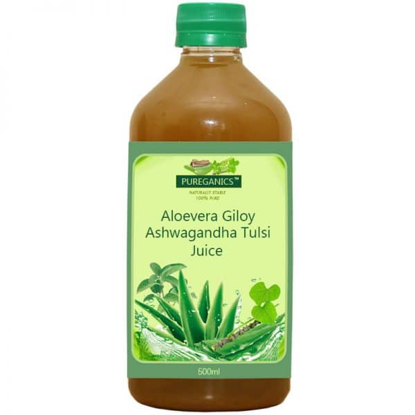 ALOE VERA GILOY ASHWAGANDHA TULSI - 500ML